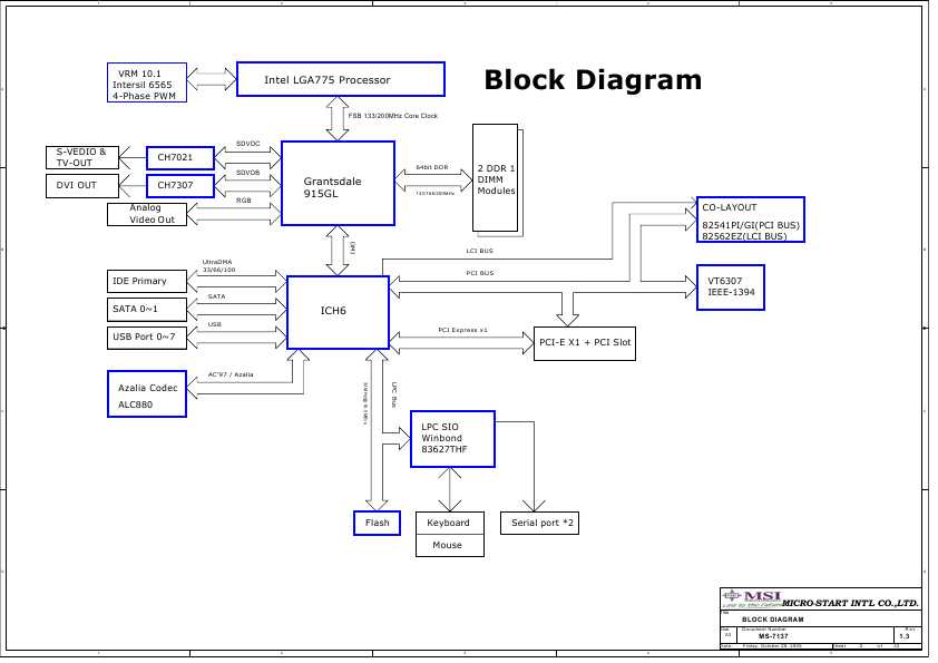 Схема MSI MS-7137