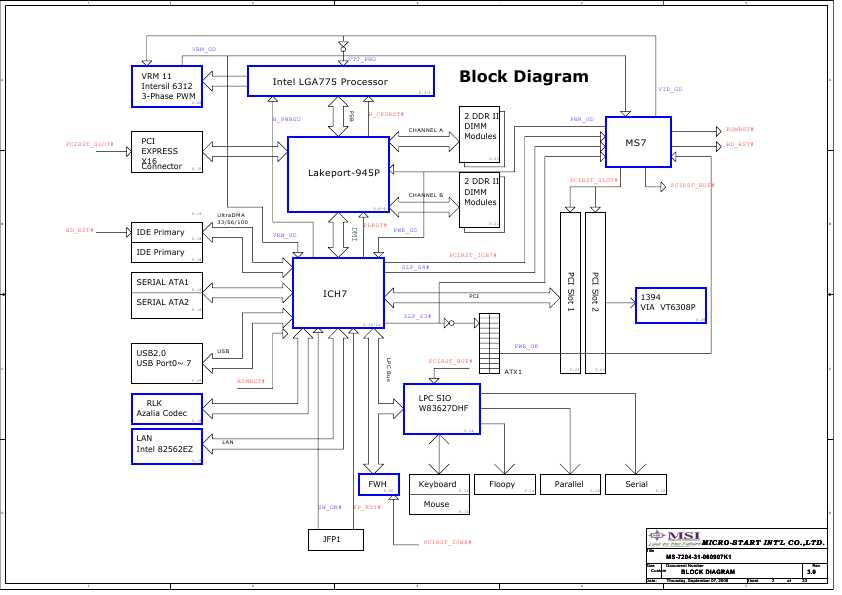 Схема MSI MS-7204