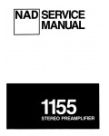 Сервисная инструкция NAD 1155