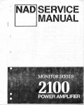 Сервисная инструкция NAD 2100
