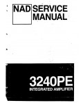 Сервисная инструкция NAD 3240PE