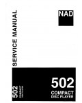 Сервисная инструкция NAD 502