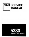Сервисная инструкция NAD 5330