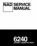 Сервисная инструкция NAD 6240