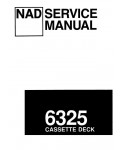 Сервисная инструкция NAD 6325
