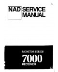 Сервисная инструкция NAD 7000
