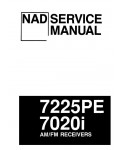 Сервисная инструкция NAD 7020I, NAD 7225PE