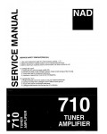 Сервисная инструкция NAD 710