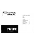 Сервисная инструкция NAD 7175PE