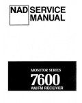 Сервисная инструкция NAD 7600