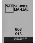 Сервисная инструкция NAD 906, 916