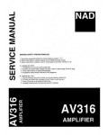 Сервисная инструкция NAD AV316
