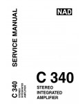 Сервисная инструкция NAD C340