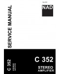 Сервисная инструкция NAD C352