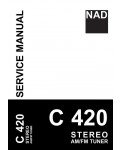 Сервисная инструкция NAD C420