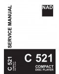 Сервисная инструкция NAD C521
