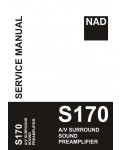 Сервисная инструкция NAD S170