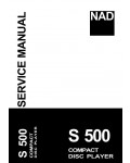 Сервисная инструкция NAD S500