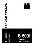 Сервисная инструкция NAD S500I