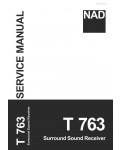 Сервисная инструкция NAD T763