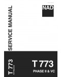 Сервисная инструкция NAD T773 PHASEII
