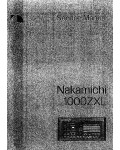Сервисная инструкция Nakamichi 1000ZXL