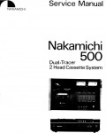 Сервисная инструкция Nakamichi 500