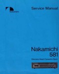 Сервисная инструкция NAKAMICHI 581