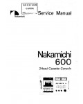 Сервисная инструкция Nakamichi 600