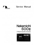 Сервисная инструкция Nakamichi 600II