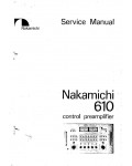 Сервисная инструкция NAKAMICHI 610