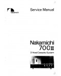 Сервисная инструкция Nakamichi 700II