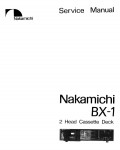 Сервисная инструкция Nakamichi BX-1