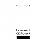 Сервисная инструкция Nakamichi CD-PLAYER-3