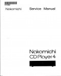 Сервисная инструкция Nakamichi CD-PLAYER-4