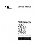 Сервисная инструкция Nakamichi CR-3, CR-3A, CR-3E, CR-30