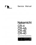 Сервисная инструкция Nakamichi CR-4, CR-4A, CR-4E, CR-40
