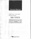 Сервисная инструкция Nakamichi MB-75RDS