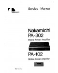 Сервисная инструкция Nakamichi PA-102, PA-302