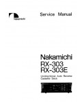Сервисная инструкция NAKAMICHI RX-303, RX-303E
