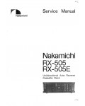 Сервисная инструкция NAKAMICHI RX-505, RX-505E