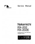Сервисная инструкция Nakamichi RX202