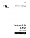 Сервисная инструкция Nakamichi T-100
