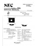 Сервисная инструкция NEC JC-1741UMA, JC-1742UMA