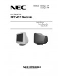 Сервисная инструкция NEC MULTISYNC-75F