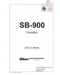 Сервисная инструкция Nikon SB-900