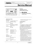 Сервисная инструкция Clarion PN-2218I