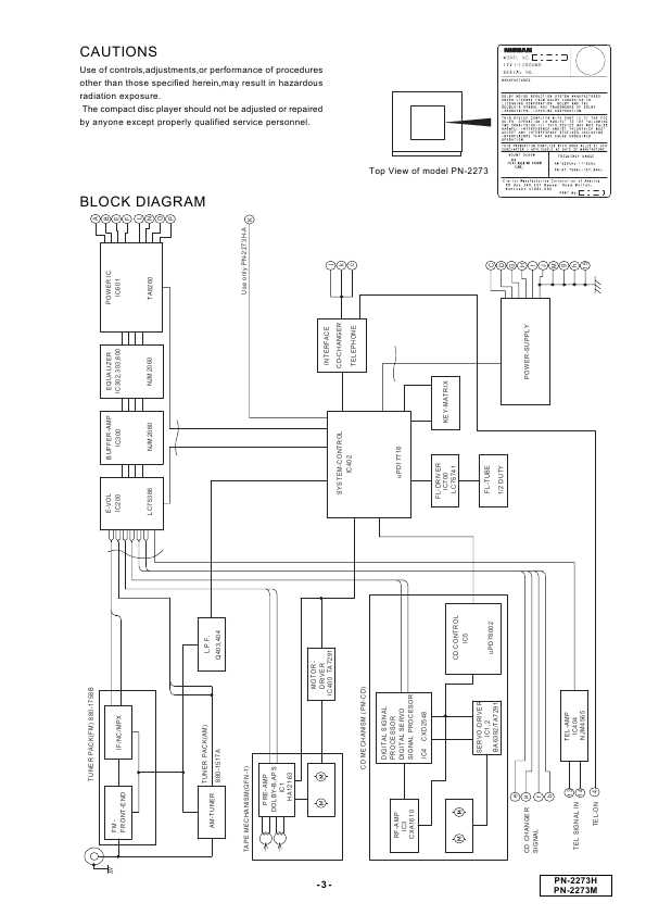 Сервисная инструкция Clarion PN-2273H