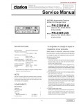 Сервисная инструкция Clarion PN-2301MA, UB