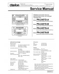 Сервисная инструкция Clarion PN-2457D